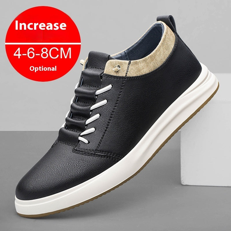 Invisible Height Increasing Insole Men's Shoes Casual Sneaker Board Shoes